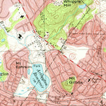 United States Geological Survey Lexington, MA (1971, 25000-Scale) digital map