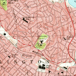 United States Geological Survey Lexington, MA (1971, 25000-Scale) digital map