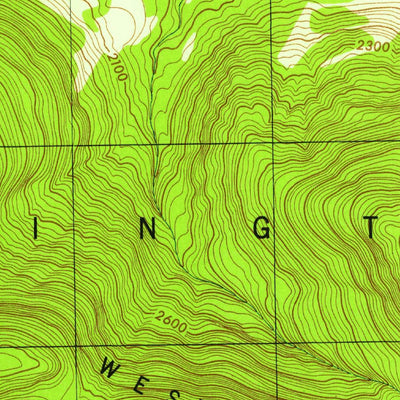United States Geological Survey Lexington, NY (1946, 24000-Scale) digital map