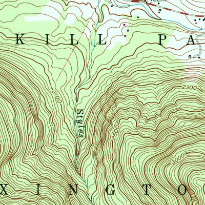United States Geological Survey Lexington, NY (1960, 24000-Scale) digital map