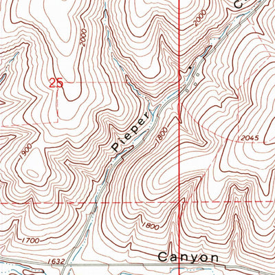 United States Geological Survey Lexington, OR (1968, 24000-Scale) digital map