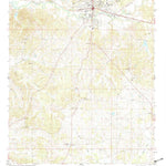 United States Geological Survey Lexington South, MS (1982, 24000-Scale) digital map