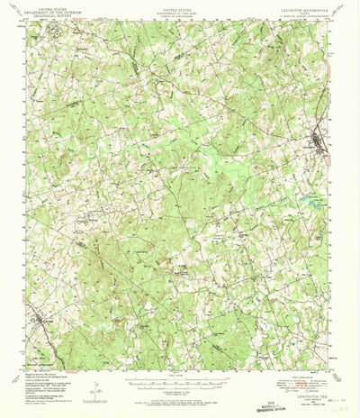 United States Geological Survey Lexington, TX (1948, 62500-Scale) digital map