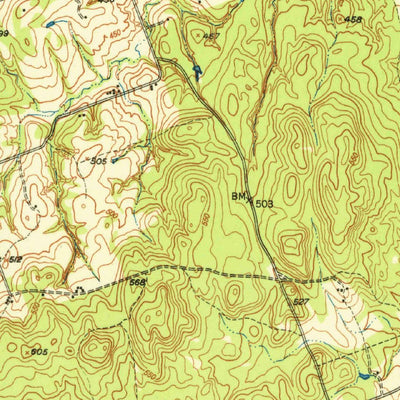 United States Geological Survey Lexington, TX (1950, 62500-Scale) digital map