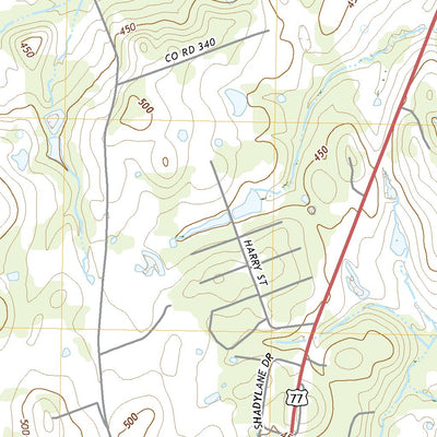 United States Geological Survey Lexington, TX (2022, 24000-Scale) digital map