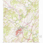 United States Geological Survey Lexington, VA (1967, 24000-Scale) digital map