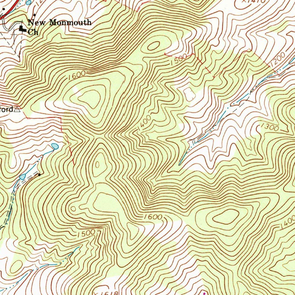 Lexington, VA (1967, 24000-Scale) Map by United States Geological ...