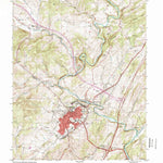 United States Geological Survey Lexington, VA (1999, 24000-Scale) digital map