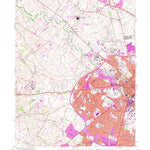 United States Geological Survey Lexington West, KY (1965, 24000-Scale) digital map
