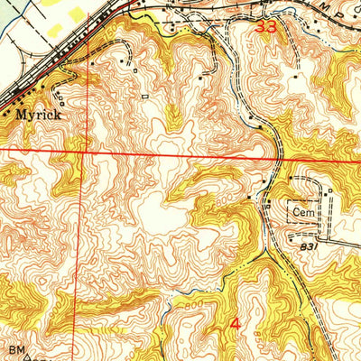 United States Geological Survey Lexington West, MO (1950, 24000-Scale) digital map