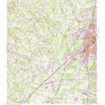 United States Geological Survey Lexington West, NC (1950, 24000-Scale) digital map