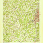 United States Geological Survey Lexington West, NC (1951, 24000-Scale) digital map