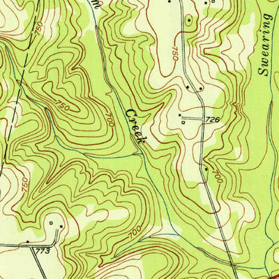 United States Geological Survey Lexington West, NC (1951, 24000-Scale) digital map