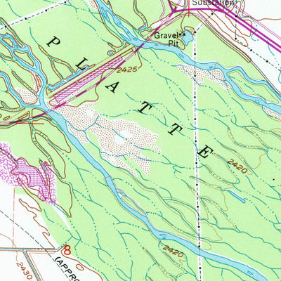 United States Geological Survey Lexington West, NE (1962, 24000-Scale) digital map