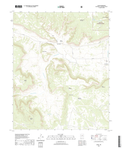 United States Geological Survey Leyba, NM (2020, 24000-Scale) digital map