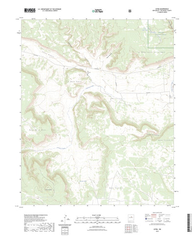 United States Geological Survey Leyba, NM (2023, 24000-Scale) digital map