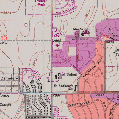 United States Geological Survey Liberal, KS (1971, 24000-Scale) digital map