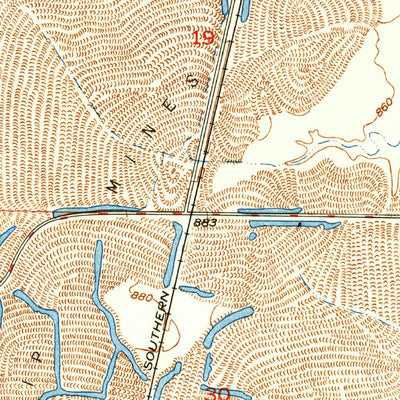 United States Geological Survey Liberal, MO-KS (1948, 24000-Scale) digital map