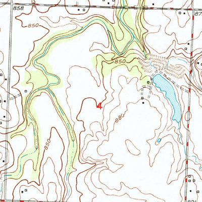 United States Geological Survey Liberal, MO-KS (1950, 24000-Scale) digital map