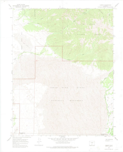 United States Geological Survey Liberty, CO (1967, 24000-Scale) digital map