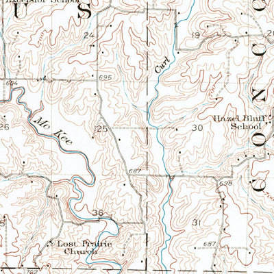 United States Geological Survey Liberty, IL (1925, 62500-Scale) digital map