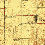 United States Geological Survey Liberty, IL (1927, 62500-Scale) digital map