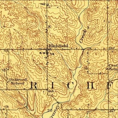 United States Geological Survey Liberty, IL (1927, 62500-Scale) digital map