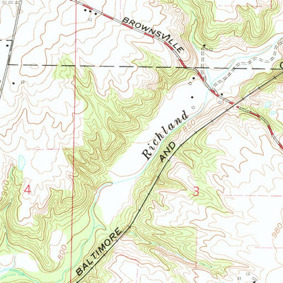 United States Geological Survey Liberty, IN (1974, 24000-Scale) digital map