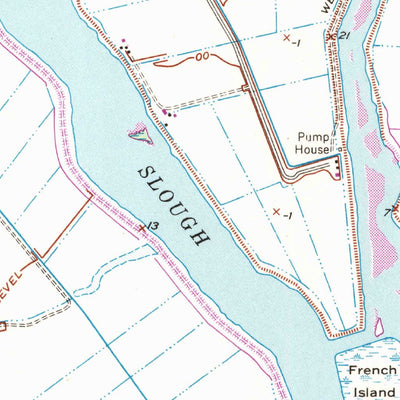 United States Geological Survey Liberty Island, CA (1952, 24000-Scale) digital map