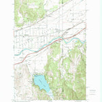 United States Geological Survey Liberty Lake, WA-ID (1973, 24000-Scale) digital map