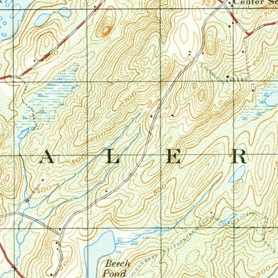 United States Geological Survey Liberty, ME (1950, 50000-Scale) digital map