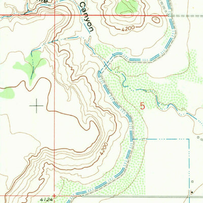 United States Geological Survey Liberty Mesa, NM (1967, 24000-Scale) digital map