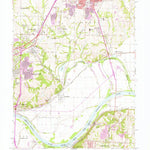 United States Geological Survey Liberty, MO (1965, 24000-Scale) digital map