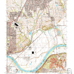 United States Geological Survey Liberty, MO (1990, 24000-Scale) digital map