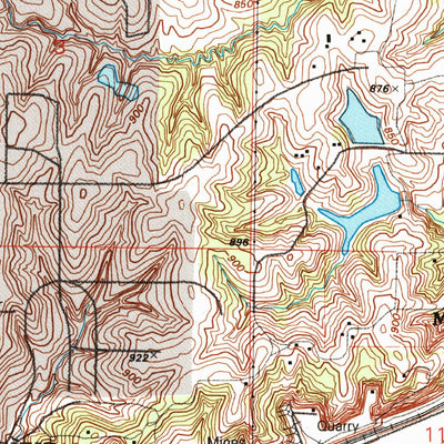 United States Geological Survey Liberty, MO (1990, 24000-Scale) digital map