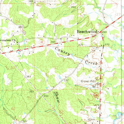 United States Geological Survey Liberty, MS (1961, 62500-Scale) digital map