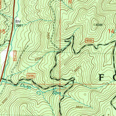 United States Geological Survey Liberty, WA (2003, 24000-Scale) digital map