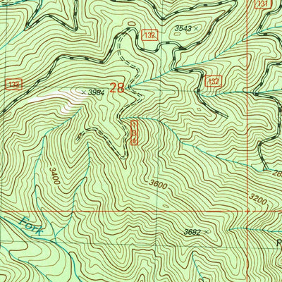 United States Geological Survey Liberty, WA (2003, 24000-Scale) digital map