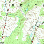 United States Geological Survey Liberty West, NY (1965, 24000-Scale) digital map