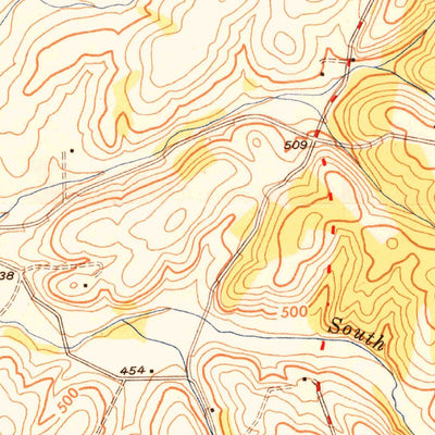 United States Geological Survey Libertytown, MD (1950, 24000-Scale) digital map