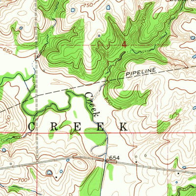 United States Geological Survey Libertyville, IA (1965, 24000-Scale) digital map