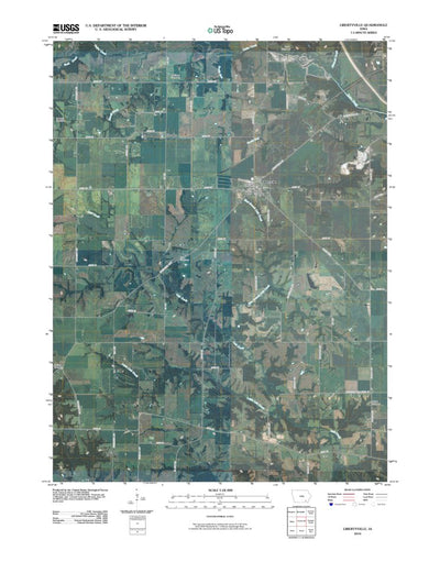 United States Geological Survey Libertyville, IA (2010, 24000-Scale) digital map