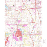 United States Geological Survey Libertyville, IL (1960, 24000-Scale) digital map