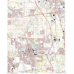 United States Geological Survey Libertyville, IL (1993, 24000-Scale) digital map