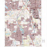 United States Geological Survey Libertyville, IL (1998, 24000-Scale) digital map