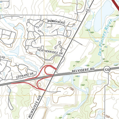 United States Geological Survey Libertyville, IL (2021, 24000-Scale) digital map