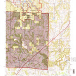 United States Geological Survey Lick Creek, IL (1996, 24000-Scale) digital map