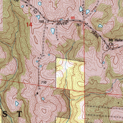United States Geological Survey Lick Creek, IL (1996, 24000-Scale) digital map