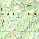United States Geological Survey Lick Creek, OR (1990, 24000-Scale) digital map