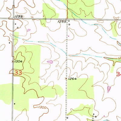 United States Geological Survey Licking, MO (1951, 24000-Scale) digital map